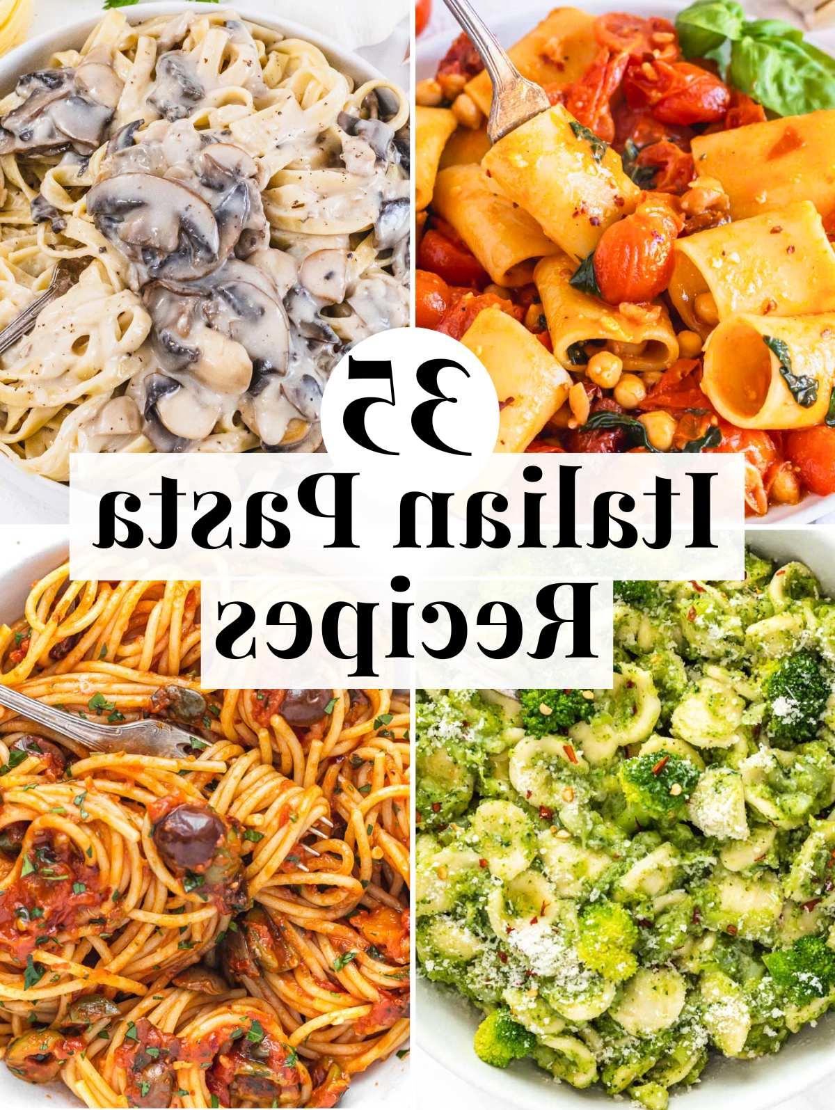 Italienische Pasta-Rezepte mit Spaghetti, Fettuccine und weiteren Nudelsorten