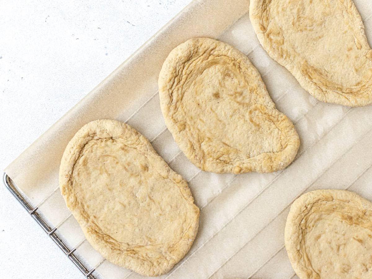 Seitan-Fleisch vor dem Backen