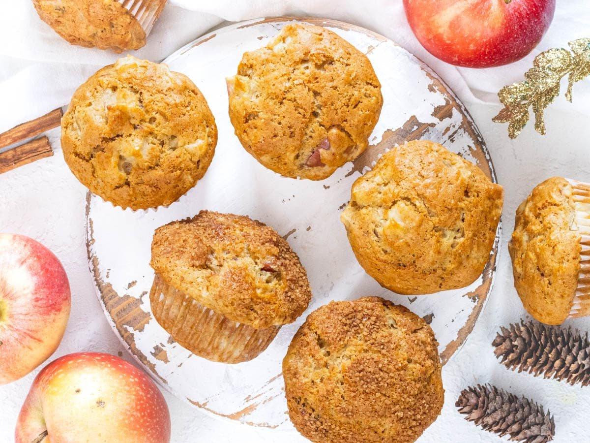 Vegane Apfelmuffins 11 vegane Apfelmuffins