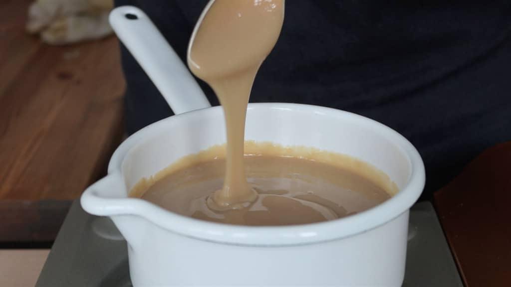 vegan coffee custard