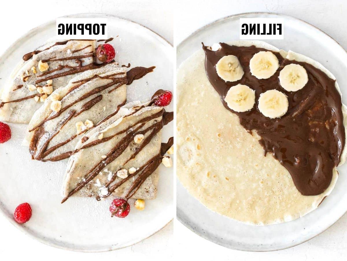 Füllung für vegane Crêpes