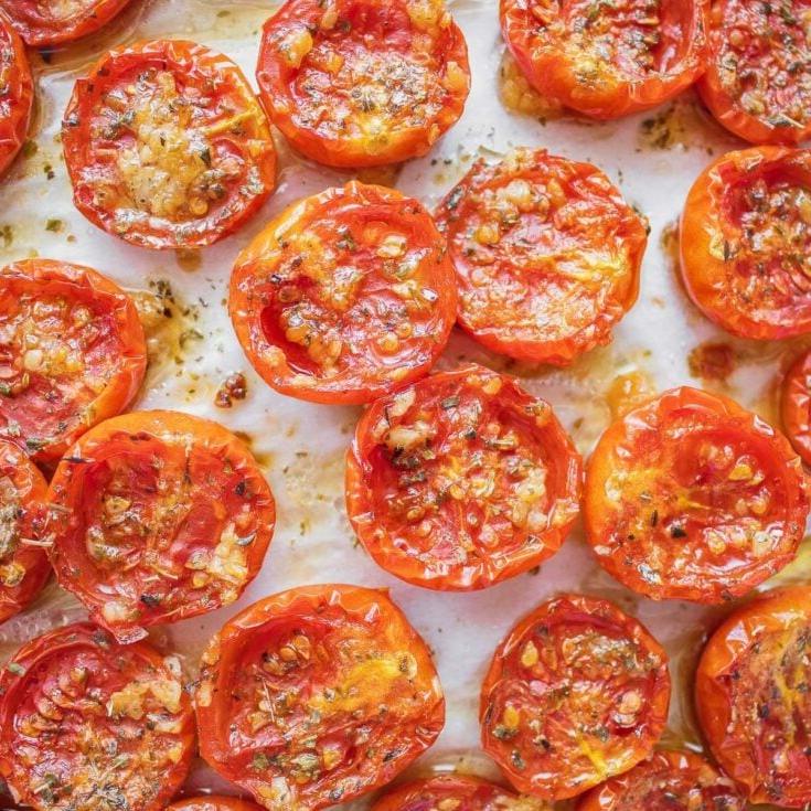 Tomaten Confit als Risotto Topping