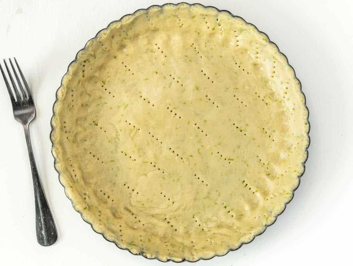 Eingestochener Tarteboden