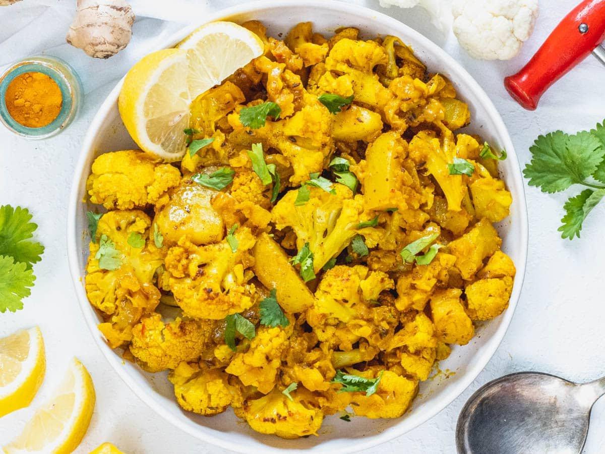 20 einfache Curry-Rezepte 14 Aloo Gobi mit Koriander und Zitrone