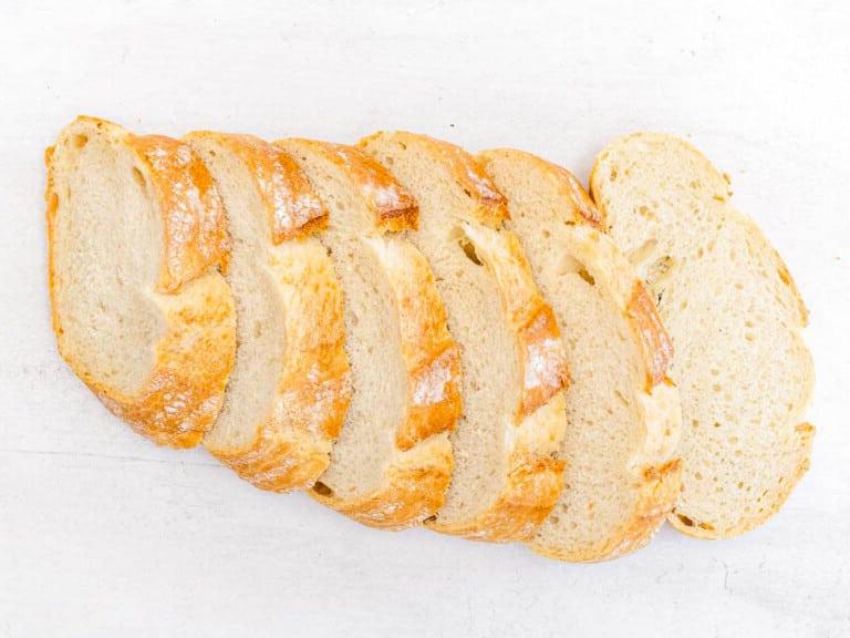sliced loaf of bread for French toast