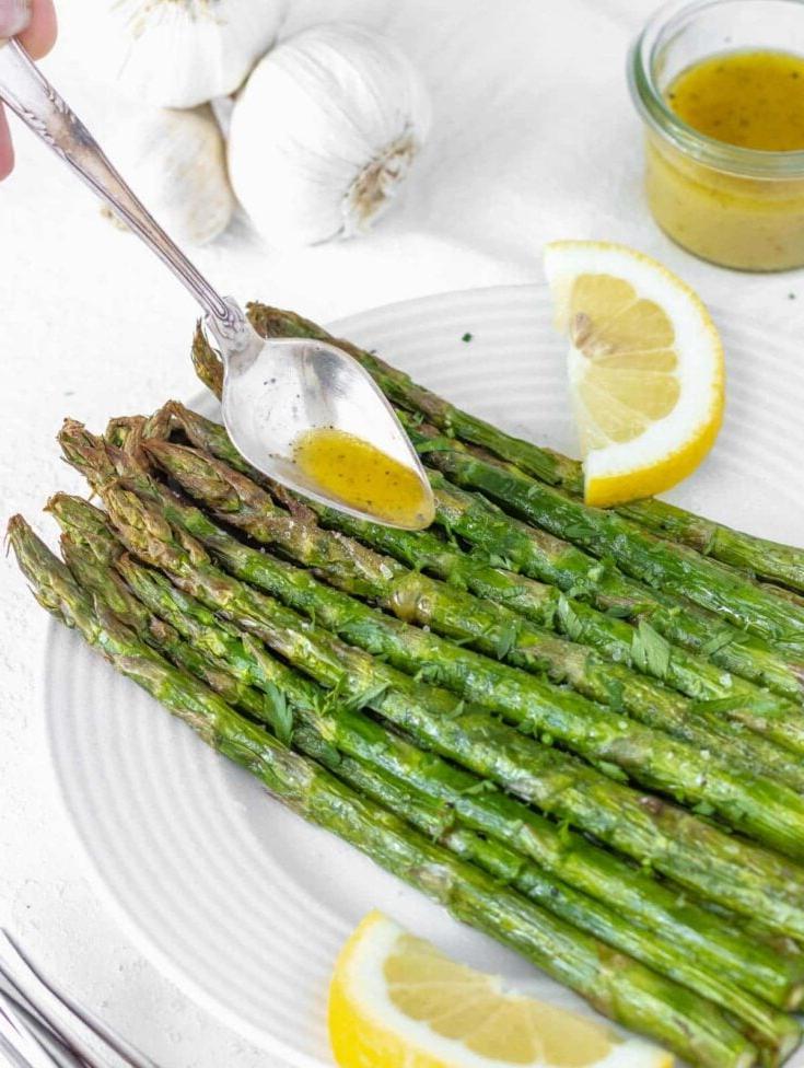 Spargel aus der Heißluftfritteuse