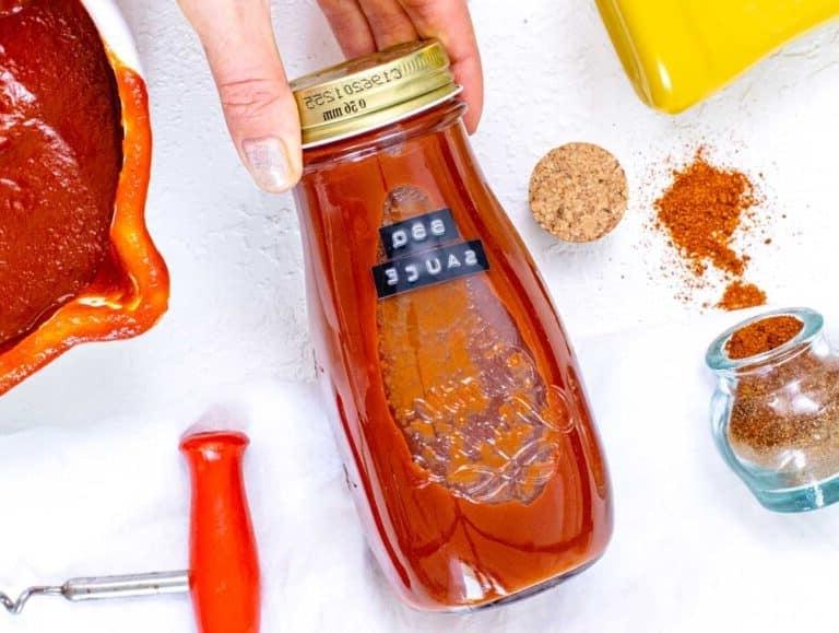 Aufbewahrung von BBQ Soße