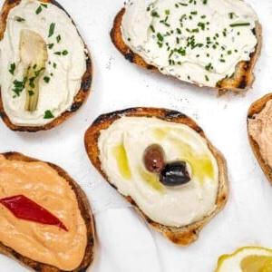 Tofu Frischkäse auf Brot