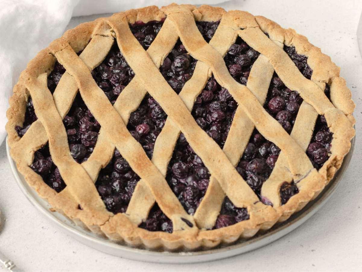 Glutenfreie Crostata mit Hafermehl