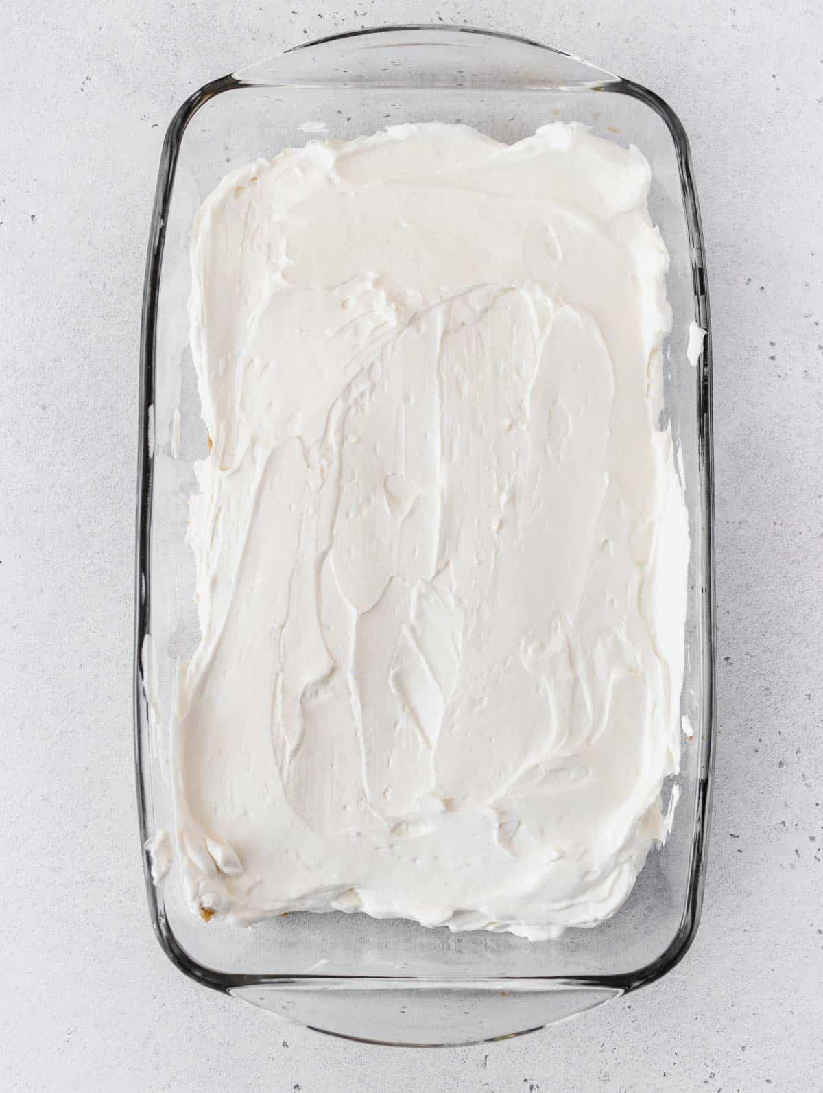 Schicht vegane Mascarpone-Creme