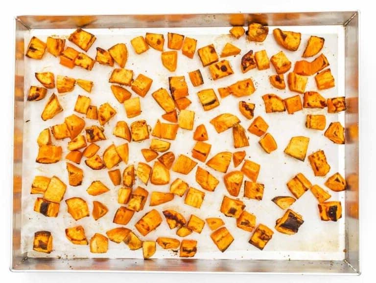 oven roasted sweet potatoes