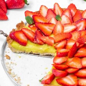 Erdbeertarte mit Vanillecreme