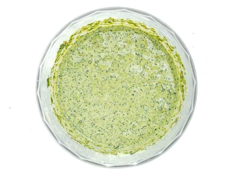 Rucola Pesto nach dem Mixen