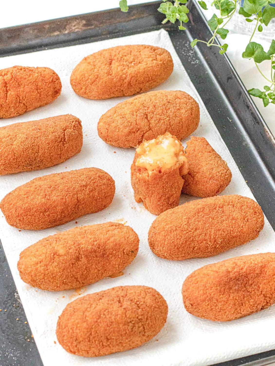 Vegane und zartschmelzende Reis-Supplì