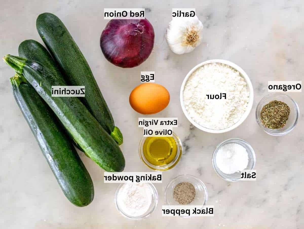 Zutatenbild für Zucchinipuffer