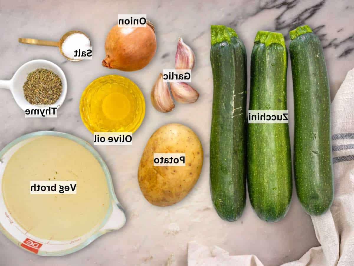 Zutatenbild für Zucchini Suppe