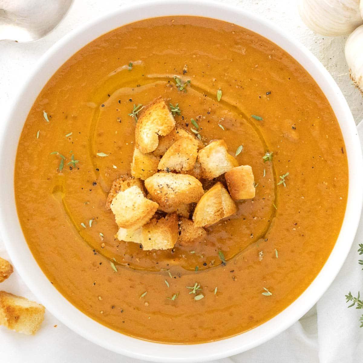Auberginen Suppe
