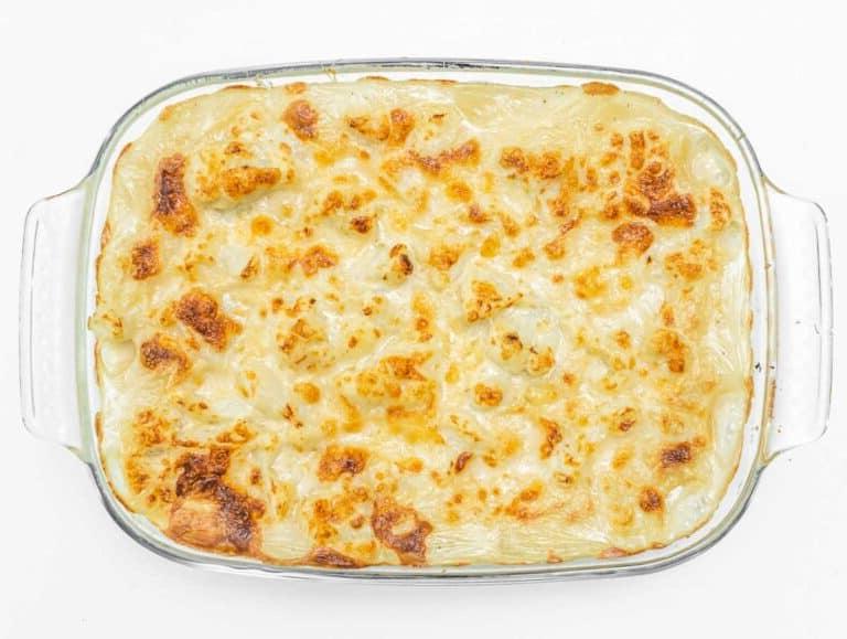 Blumenkohl-Käse-Auflauf nach dem Backen