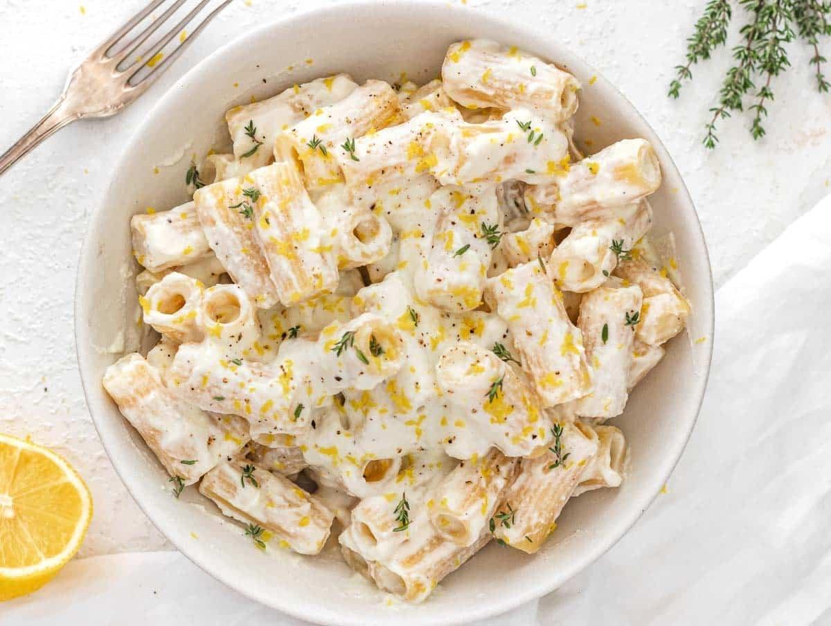Cremige Pasta al Limone