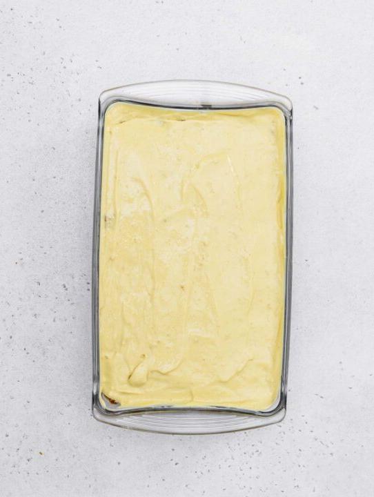 Zweite Schicht Tiramisu-Füllung