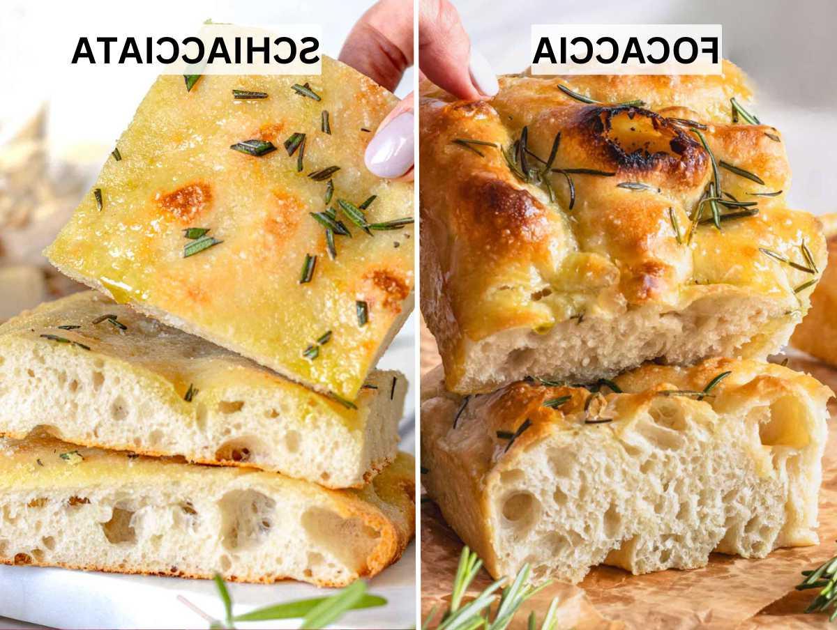 Focaccia vs Schiacciata