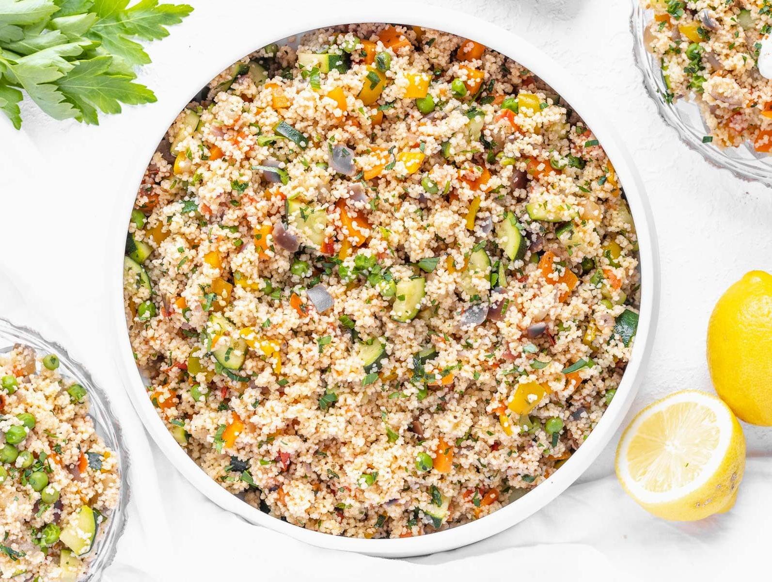 25 Vegane Salate 4 Couscous mit Gemüse