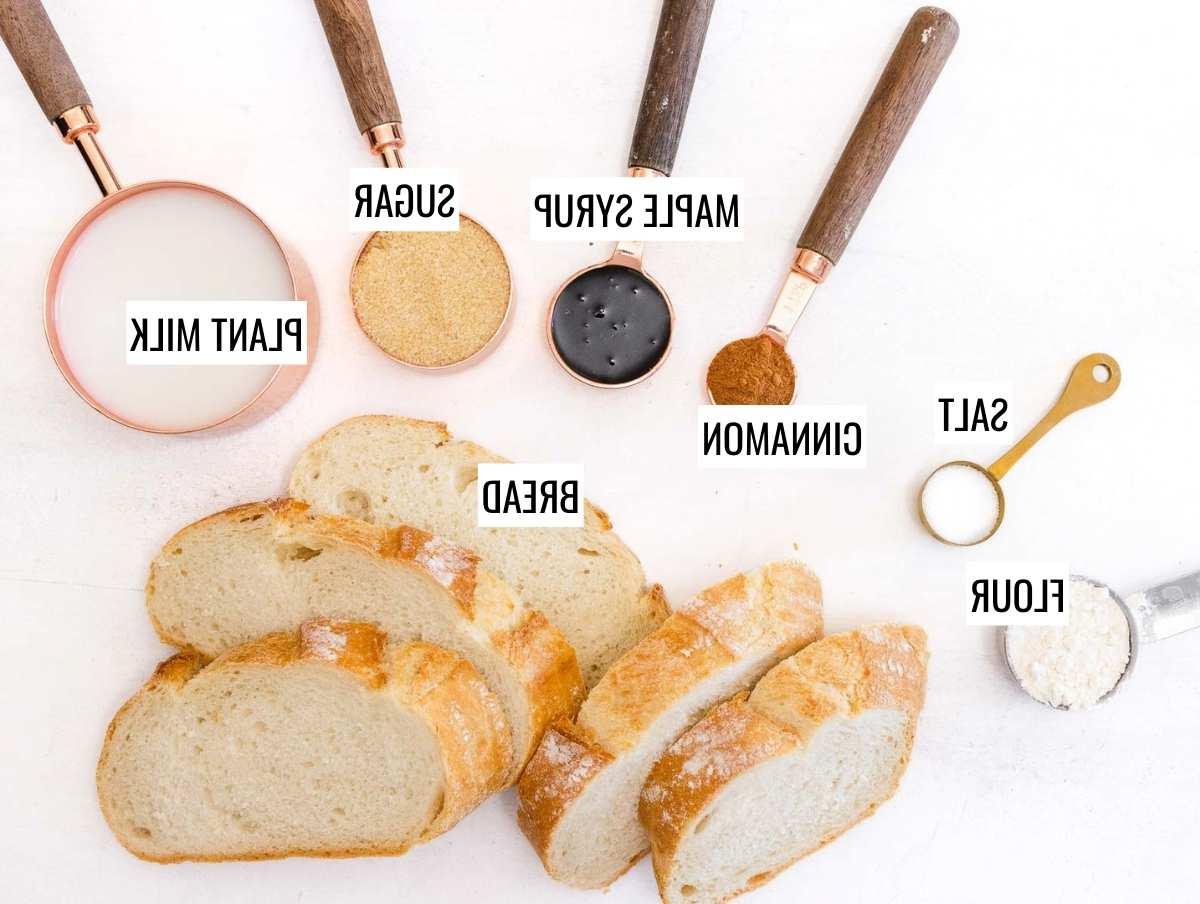 vegan French toast ingredients