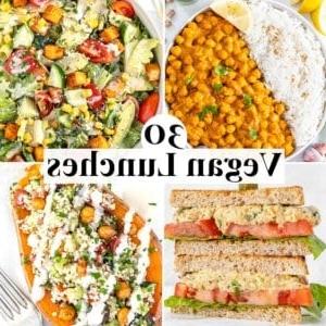 30 vegane Mittagessen-Ideen 33 Vegane Mittagessen-Ideen mit Salaten und Sandwiches
