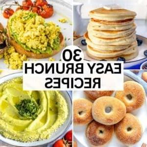 einfache vegane Brunch-Rezepte.