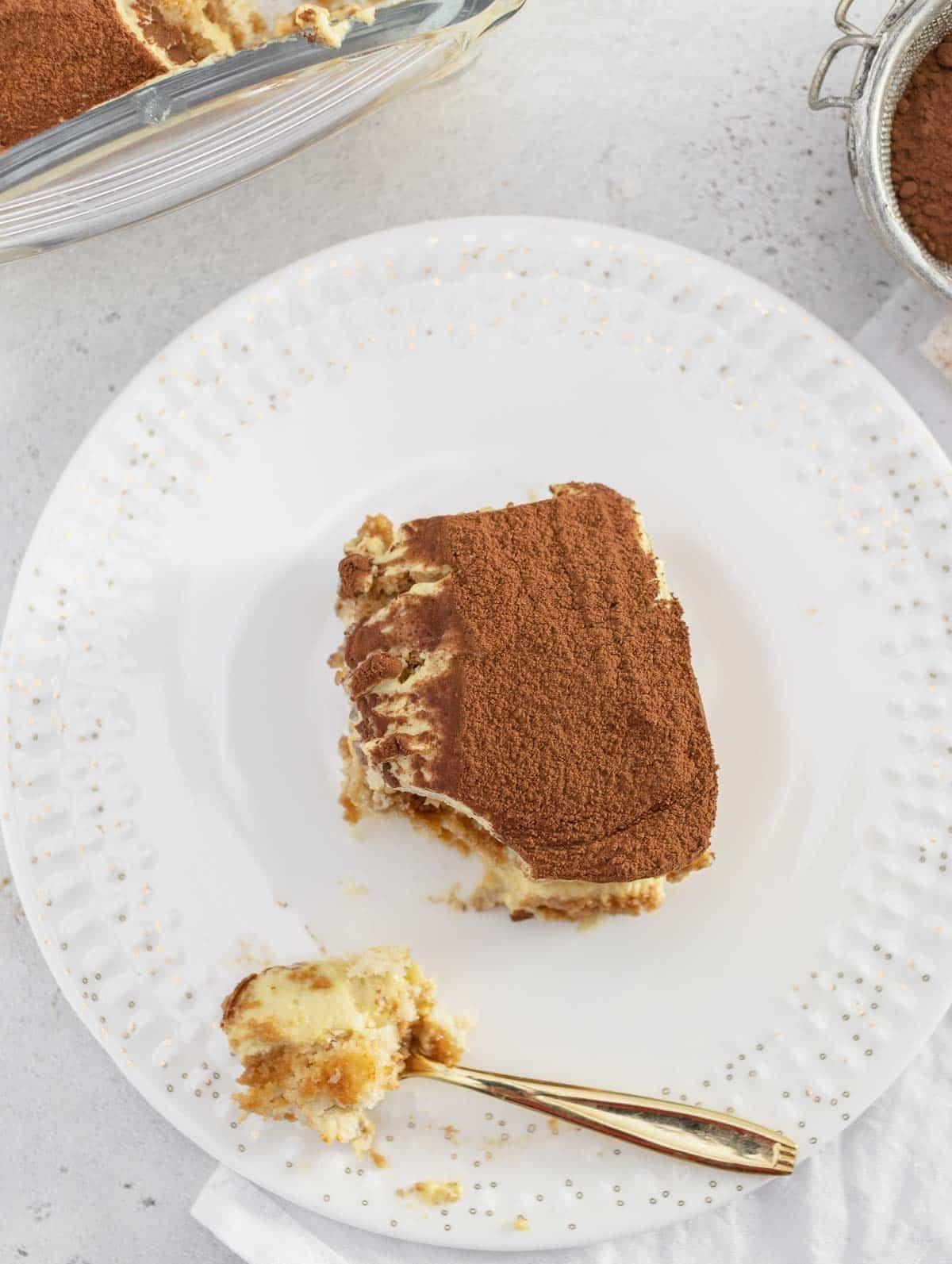 Tiramisu mit veganer Ricotta-Creme
