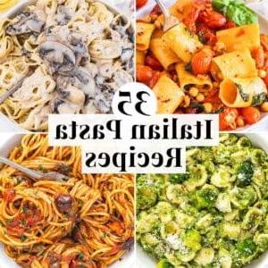 Italienische Pasta-Rezepte mit schnellen Abendessen-Ideen