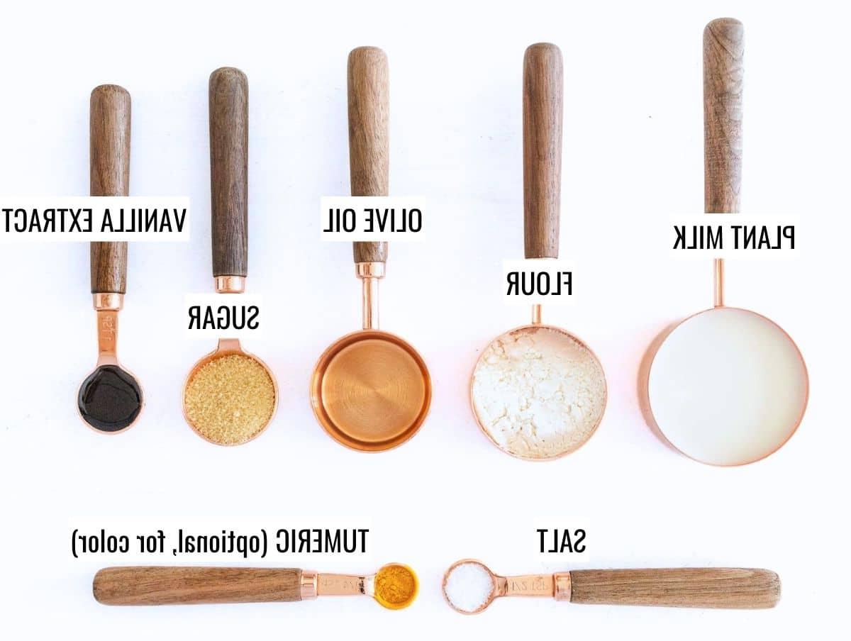 Zutaten für vegane Crêpes
