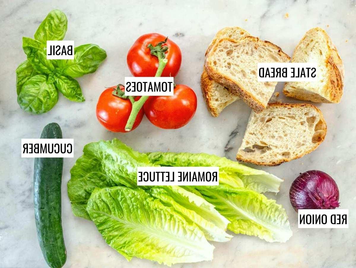 Panzanella Salat Zutaten