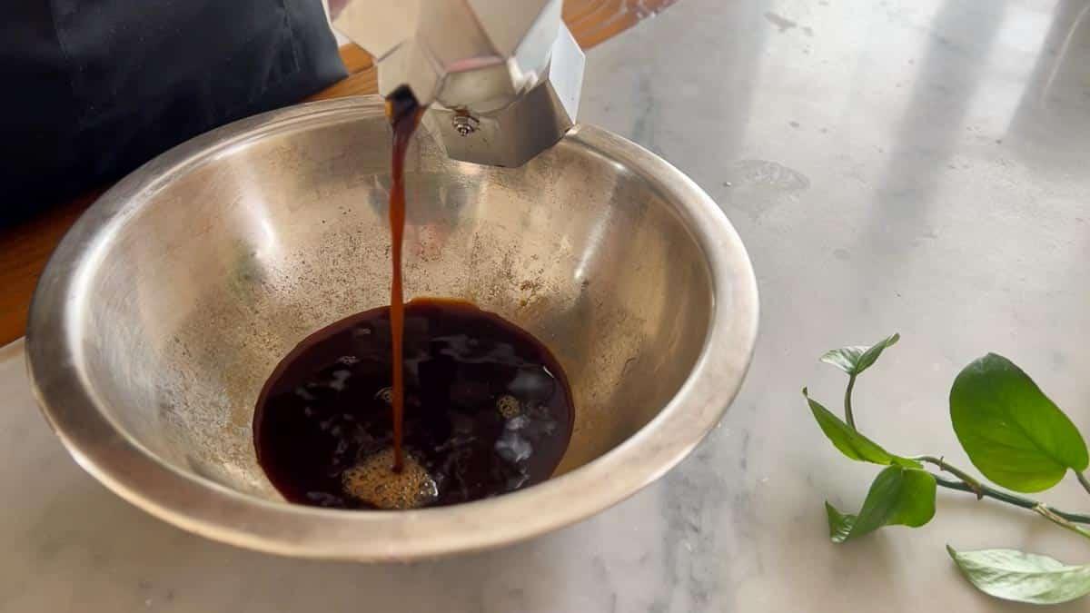 strong espresso coffee
