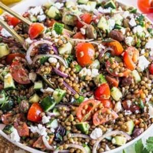 Linsensalat Rezept.