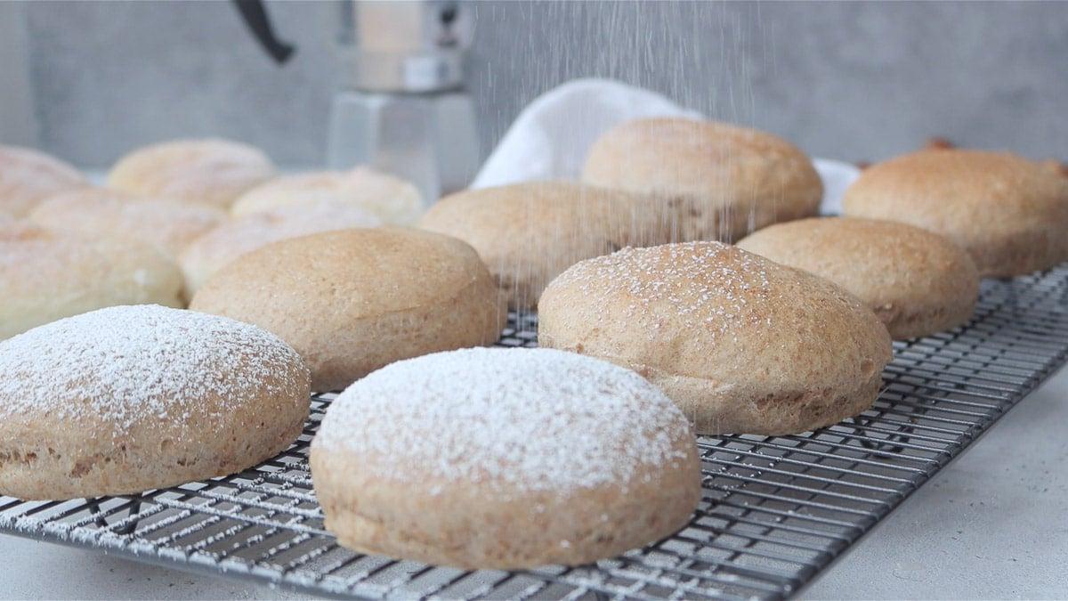 Vegane Vollkorn-Ofen-Bomboloni