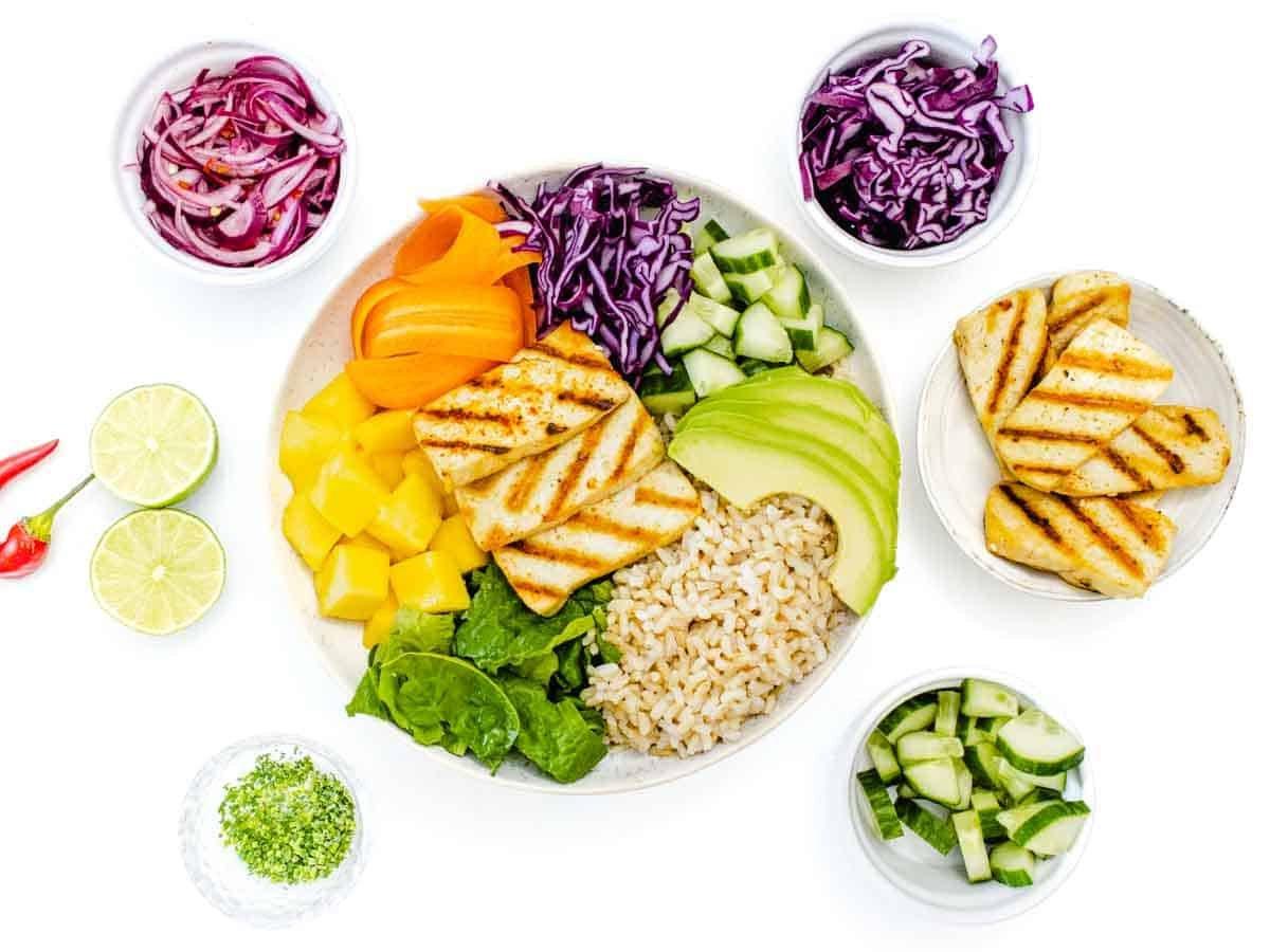 Zutaten für die Buddha Bowl