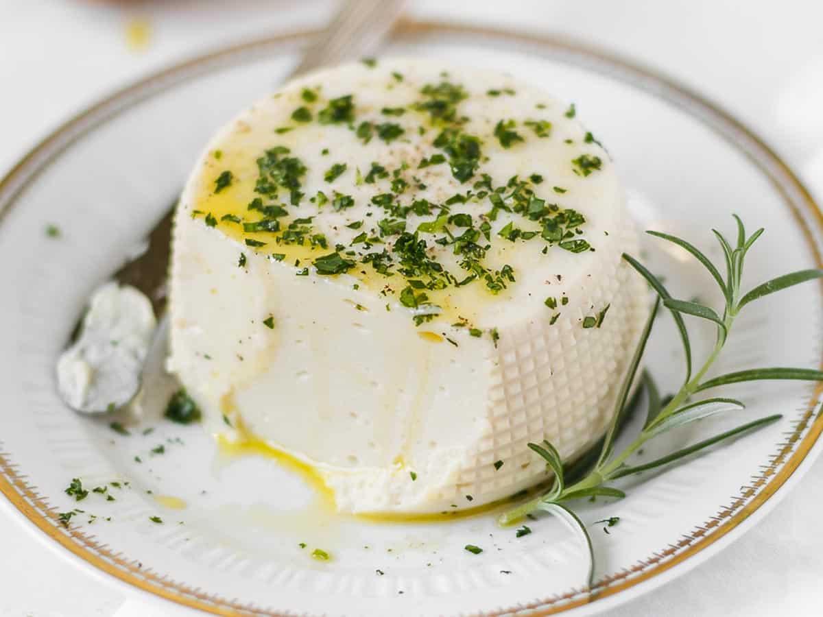 veganer Käse, der schmilzt