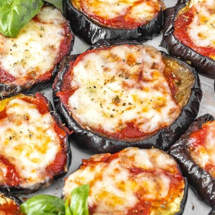 Auberginen Pizza